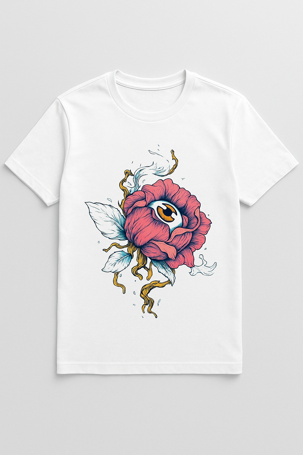 Test T shirt flower