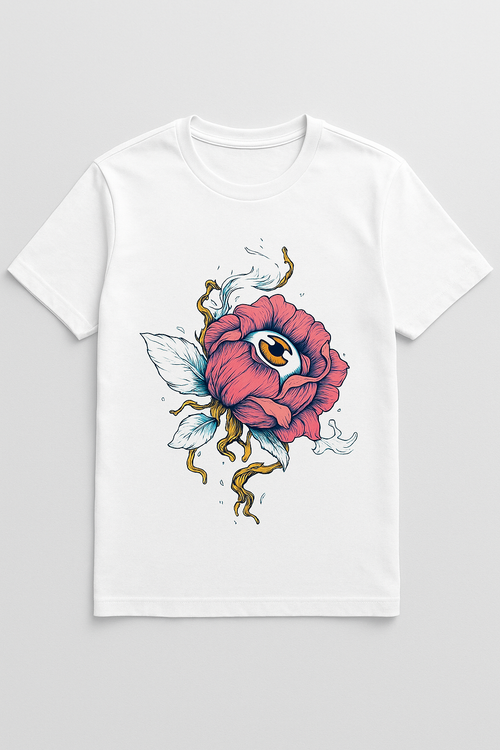 Test T shirt flower